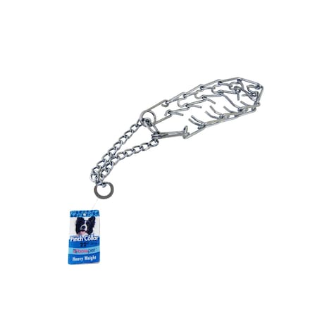 Boss Pet PDQ Silver Chain Dog Pinch Collar Medium/Large 12104